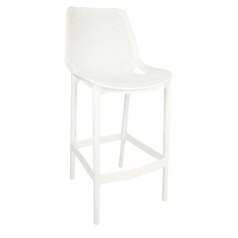 PRIDE BAR STOOL 75CM WHITE POLYPROPYLENE 22444 PRIDE ΣΚΑΜΠΟ - ΚΑΡΕΚΛΑ ΜΠΑΡ 75CM ΛΕΥΚΟ ΑΠΟ ΠΟΛΥΠΡΟΠΥΛΑΙΝΙΟ 22444